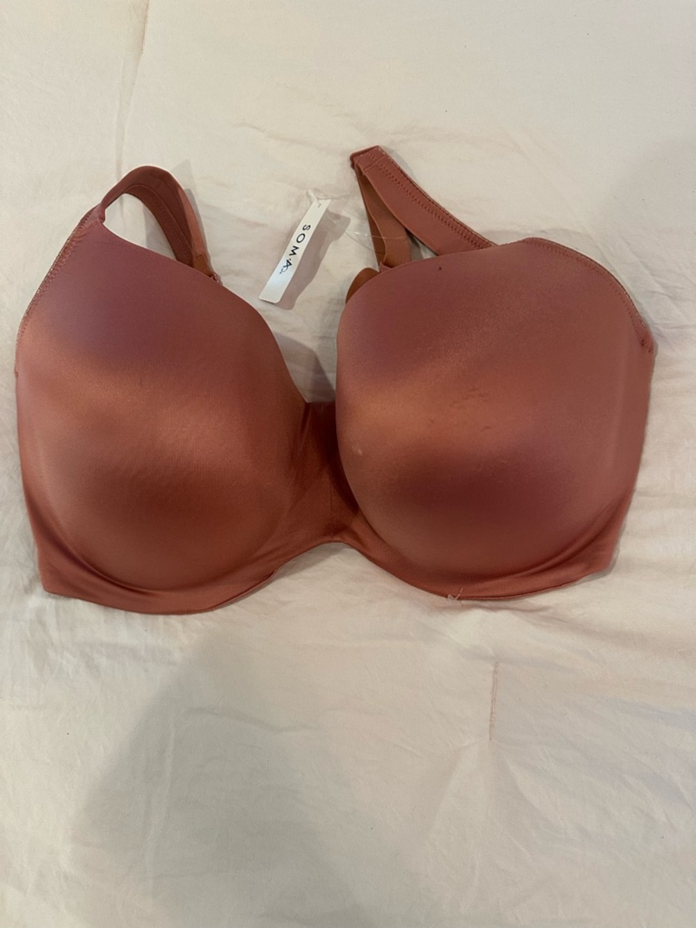 Soma Smooth Full-Coverage Bra in Rose Mauve